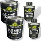 LiME LiNE 2K Clear Coat, Automotive Paint Kit with Hardener, Topcoat For Cars, Trucks and Motorcycles - Double Pack x2