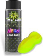 LiME LiNE Automotive Bright 90s Neon Basecoat Aerosols - Fast Drying Spray Paint for Custom Paint & DIY Projects - Must Be Clearcoated