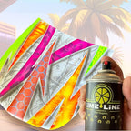 LiME LiNE Automotive Bright 90s Neon Basecoat Aerosols - Fast Drying Spray Paint for Custom Paint & DIY Projects - Must Be Clearcoated