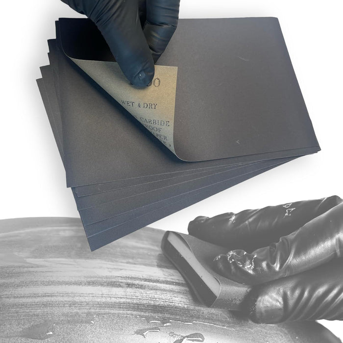 LiME LiNE Automotive Grade Silicon Carbide Wet or Dry Sand Paper - Sanding Sheets 25 Pack