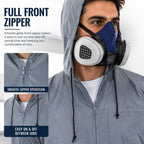 LiME LiNE Zip-up Paint Hoodie