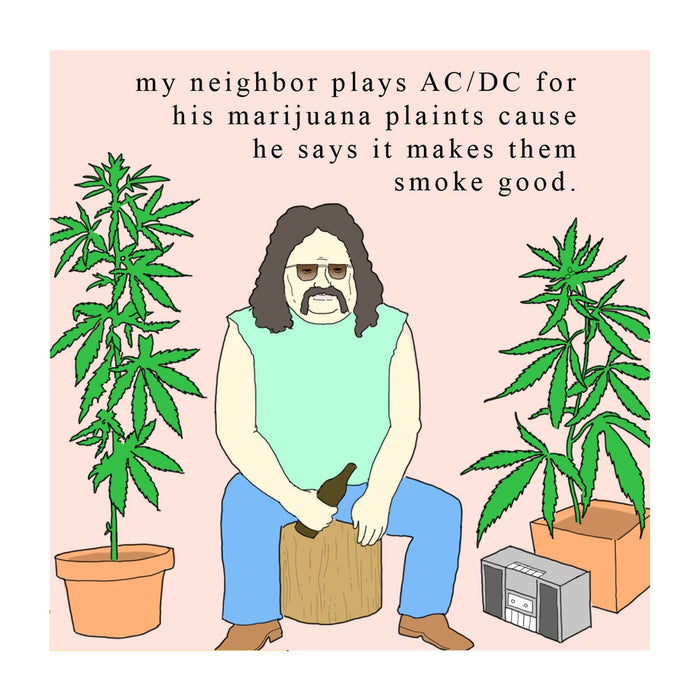 Little Bubby Child - Weed Music Therapy Print
