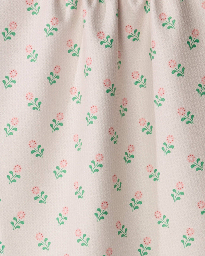 Lucky Blossom Tea Towel - Mahjong