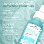 Luxe Organix Miracle Solutions Acne Derm+ Serum 30ml سيروم لوكس أورجانيكس ميراكل سوليوشنز لعلاج حب الشباب والبشرة - Princess Cosmetics Qatar