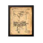 Mac-10 Uzi Patent Print
