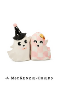MacKenzie Childs: Hocus Pocus Ghost Salt & Pepper Set - B Social Boutique