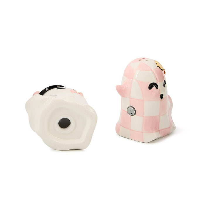 MacKenzie Childs: Hocus Pocus Ghost Salt & Pepper Set - B Social Boutique