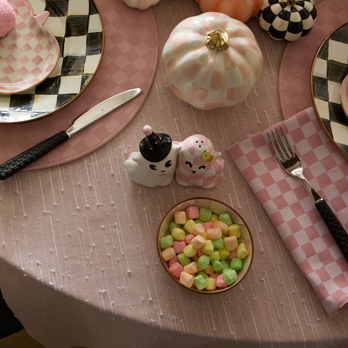 MacKenzie Childs: Hocus Pocus Ghost Salt & Pepper Set - B Social Boutique