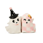 MacKenzie Childs: Hocus Pocus Ghost Salt & Pepper Set - B Social Boutique