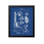 Mason Revolver Patent Print