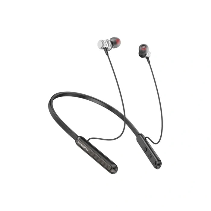 Maxobull Sound Ore Neckband | 15mm Drivers With Rich Bass + HD Mic For Clear Calls | 250mAh Up to 50 Hours Playback | IPX 6.0 WaterProof for Sweat Splash Protection
