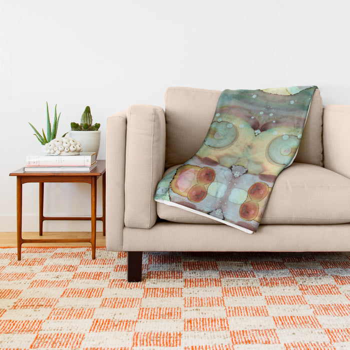 'Mermaid Tail' Fleece Blanket — alternate angle