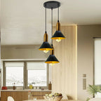 Metal Black 3 Hanging Light Shade~1583
