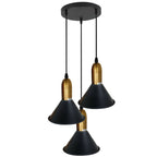 Metal Black 3 Hanging Light Shade~1583