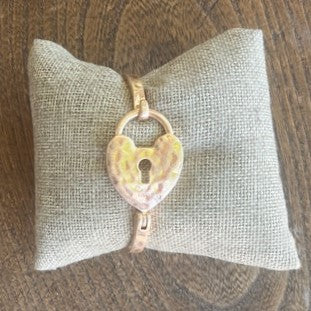 Heart Shaped Lock / Gold