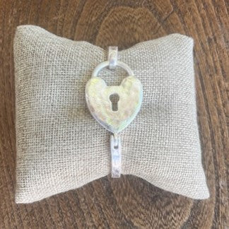 Heart Shaped Lock / Silver
