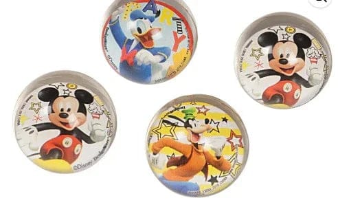 Mickey Bounce Balls 4ct - USA Party Store