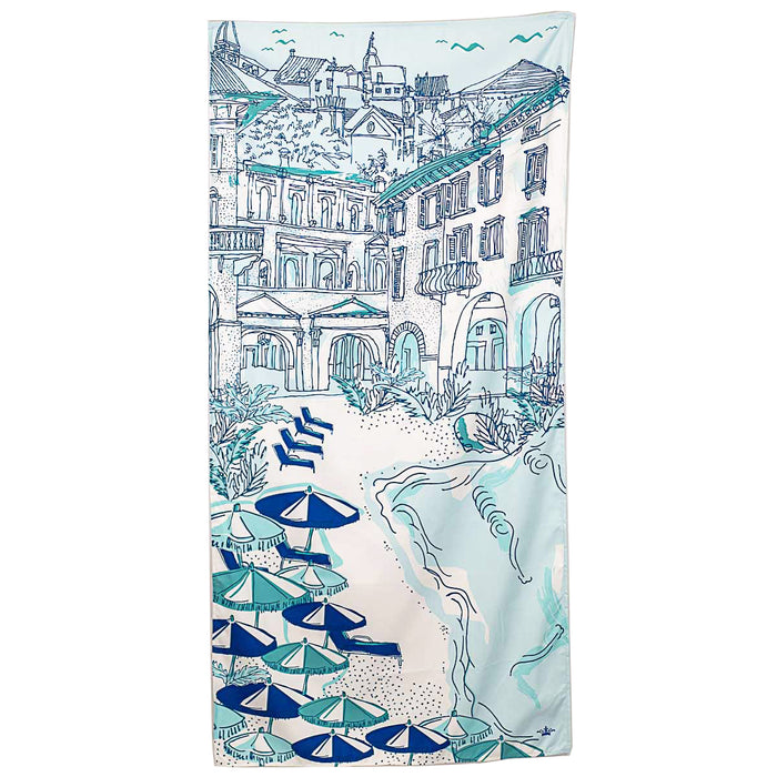 Santorini Shores: Aruba Blue / Royal Blue