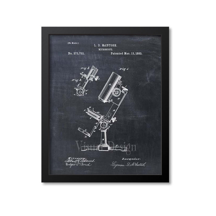 Microscope Patent Print