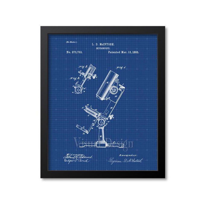 Microscope Patent Print