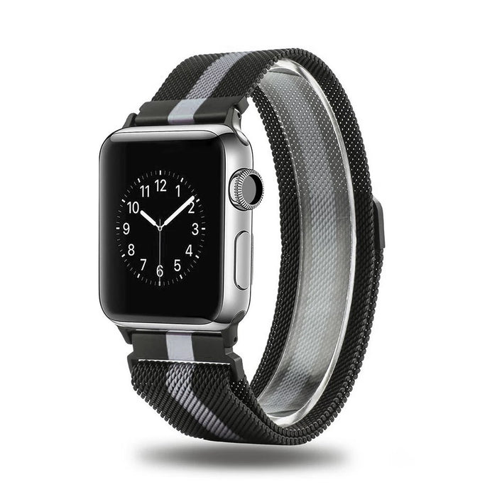 38mm/40mm/41mm/(42mm Series 10-11) / Silver Striped