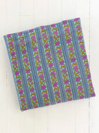 Mix & Match Cotton Flat Sheet - Indigo Vines-view 1