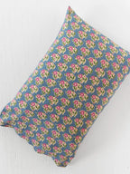 Mix & Match Cotton Pillowcase, Single - Denim Fields-view 1