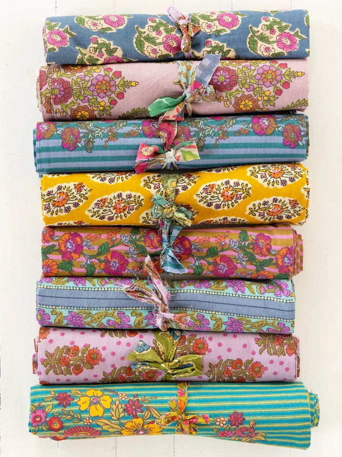 Mix & Match Cotton Pillowcase, Single - Denim Fields-view 2