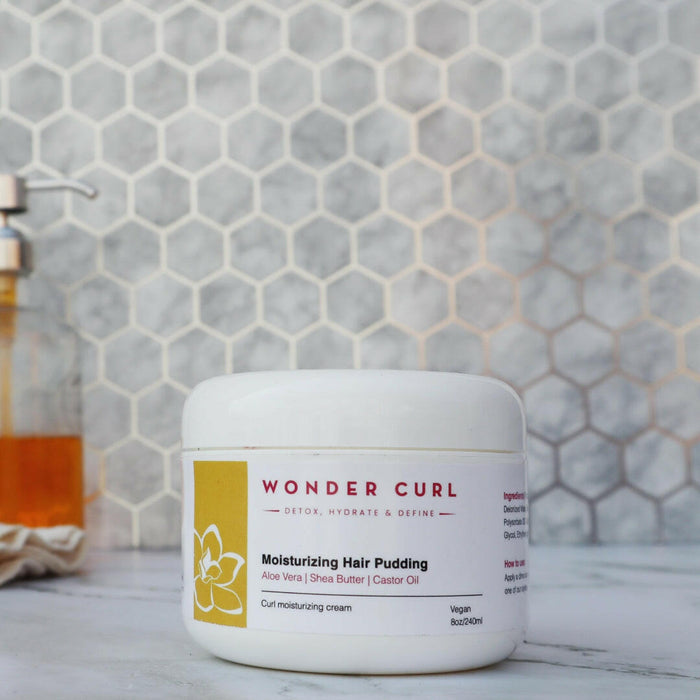 Moisturizing Hair Pudding with Shea Butter  Aloe Vera and Castor Oil