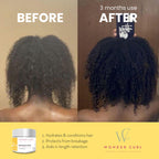 Moisturizing Hair Pudding with Shea Butter  Aloe Vera and Castor Oil