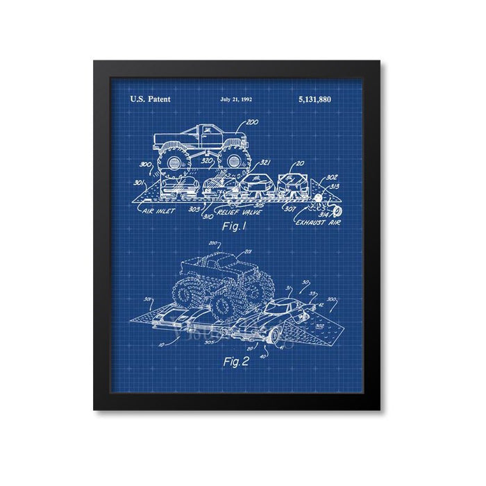 Monster Truck Patent Print
