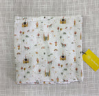 Muslin Cotton Baby Swaddles in 2 layered( 110*110 cms)
