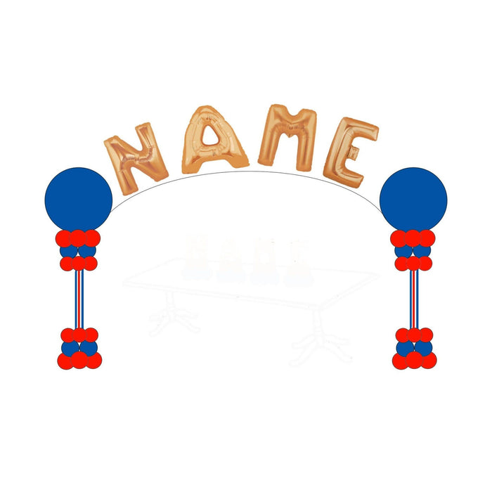 Name Balloon Arch - Pick Up or Delivery Only - USA Party Store