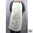 Natural Heavy Duty 100% Cotton Apron With Pocket