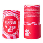 Inside of Viva La Body Natural Perfume - creamy stick. Ingredients & directions on inner tube.