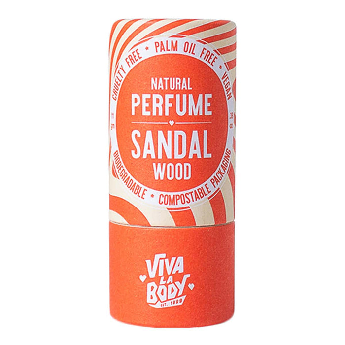 Viva La Body Natural Perfume Sandal 11g stick on a white background.