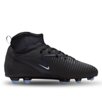 Nike Jr. Phantom 6 High Club Firm Ground/Ground Soccer Cleats (Black/Black) | SoccerWearhouse