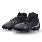 Nike Jr. Phantom 6 High Club Firm Ground/Ground Soccer Cleats (Black/Black) | SoccerWearhouse