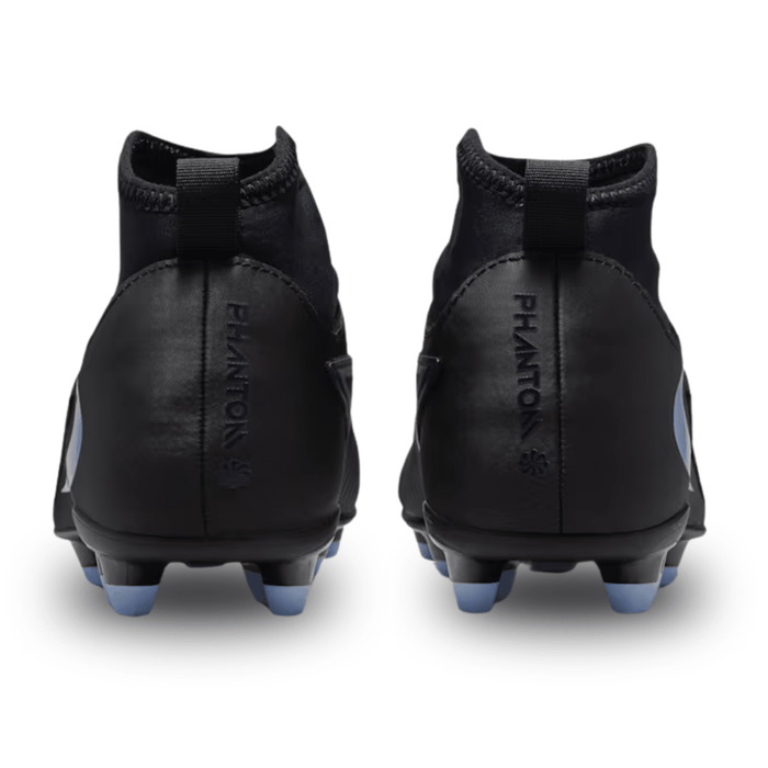 Nike Jr. Phantom 6 High Club Firm Ground/Ground Soccer Cleats (Black/Black) | SoccerWearhouse