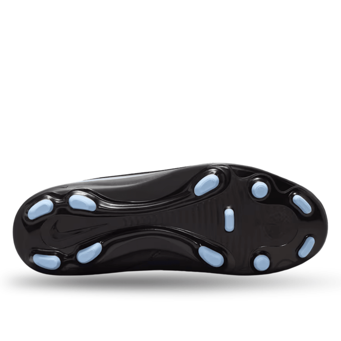 Nike Jr. Phantom 6 High Club Firm Ground/Ground Soccer Cleats (Black/Black) | SoccerWearhouse