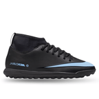 Nike Youth Jr. Superfly 10 Club Turf Soccer Shoes (Black/Black) | SoccerWearhouse