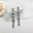 Wedding Jewelry - Luxury Cubic Zirconia Bridal Earrings