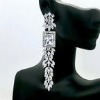 Wedding Jewelry - Luxury Cubic Zirconia Bridal Earrings