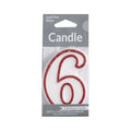 Wholesale Numeral Candles 6- Celebrate with style available at Mexmax INC.