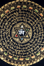 OM Mandala with 8 auspicious Symbol -" The Star" - Himalayas Shop