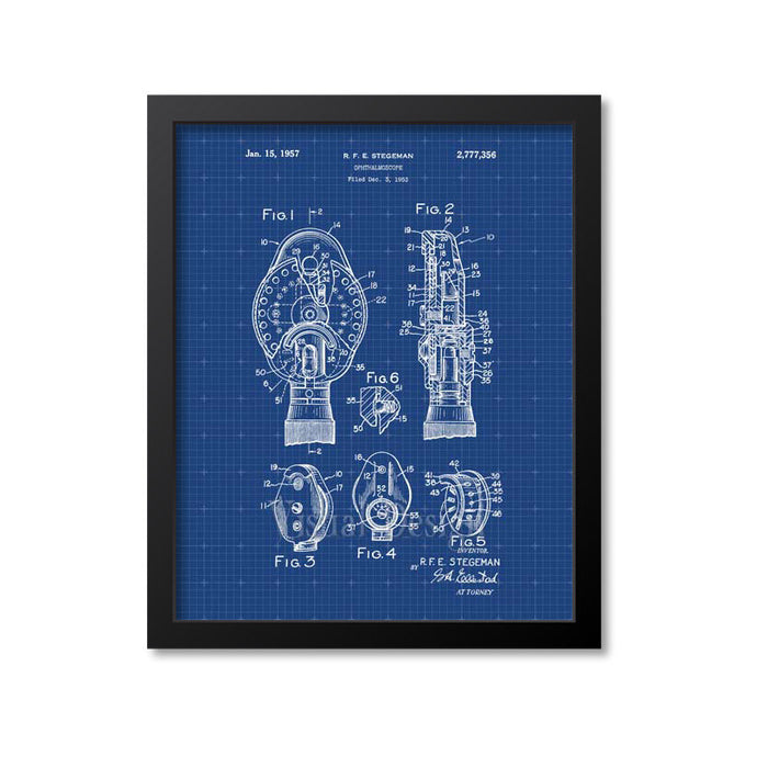 Ophthalmoscope Patent Print