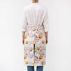 Orange Flow Linen Chef Apron - Linen Tales