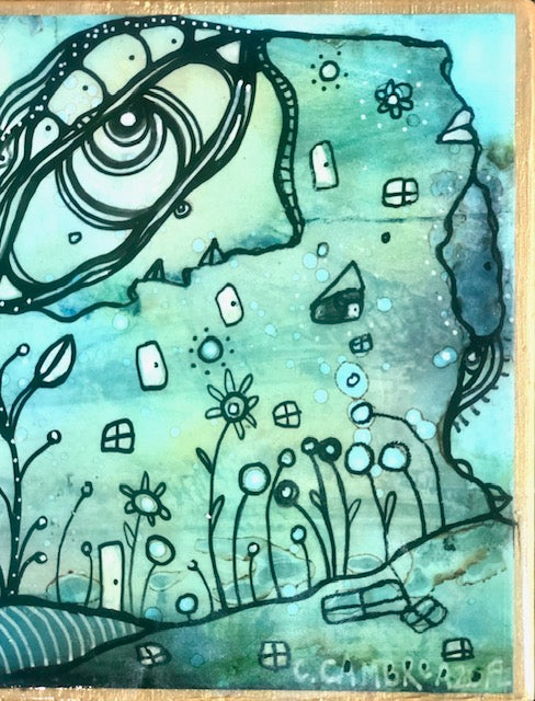 Original Fine Art 'Seeing Growth' — alternate angle