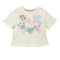 Paper Flower Hearts Applique Top