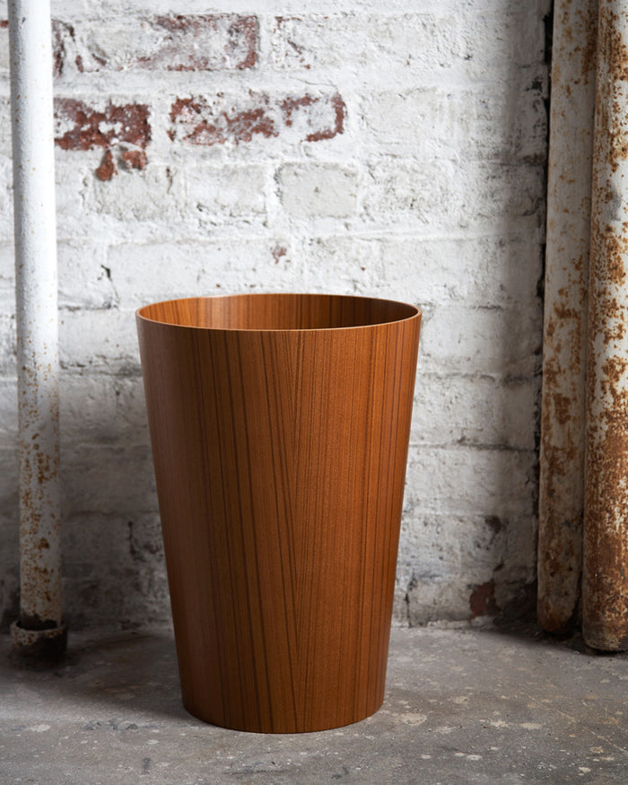 Paper Waste Basket - Teak